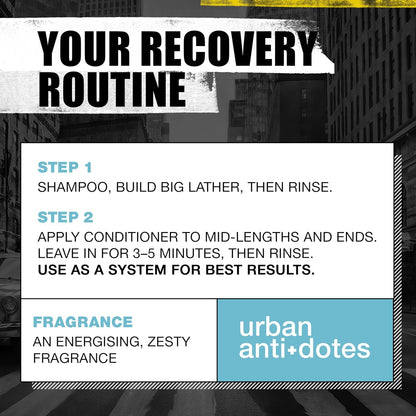 Bed Head Urban Anti-Dote Recovery Shampoo & Conditioner Duo Damage Level 2 (25.36Oz) by