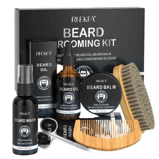 Kit Entretien Barbe Homme – Huile, Baume & Accessoires