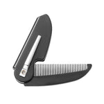 Stainless Steel Folding Moustache Comb