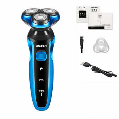 ZOZEN Electric Razor Electric Shaver Body Hair Cutting Shaving Machine for Men Women Clipper Rotary Beard Trimmer Waterproof