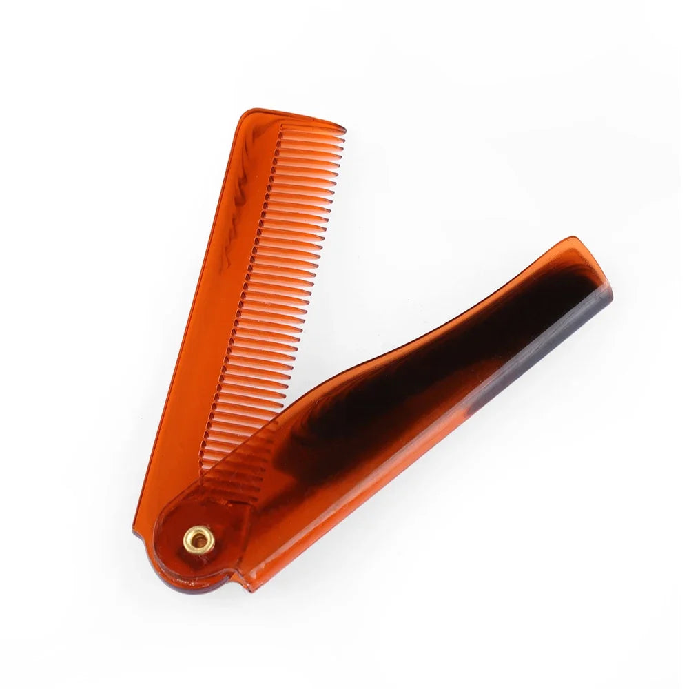 Peigne À Moustache Pliable En Acier Inoxydable