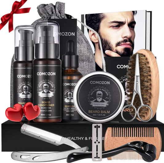 Kit d'entretien barbe complet — 12 pièces
