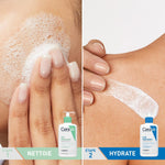CeraVe Hydrating Routine – Foaming Cleanser 88ml + Moisturizing Lotion 473ml with Ceramides