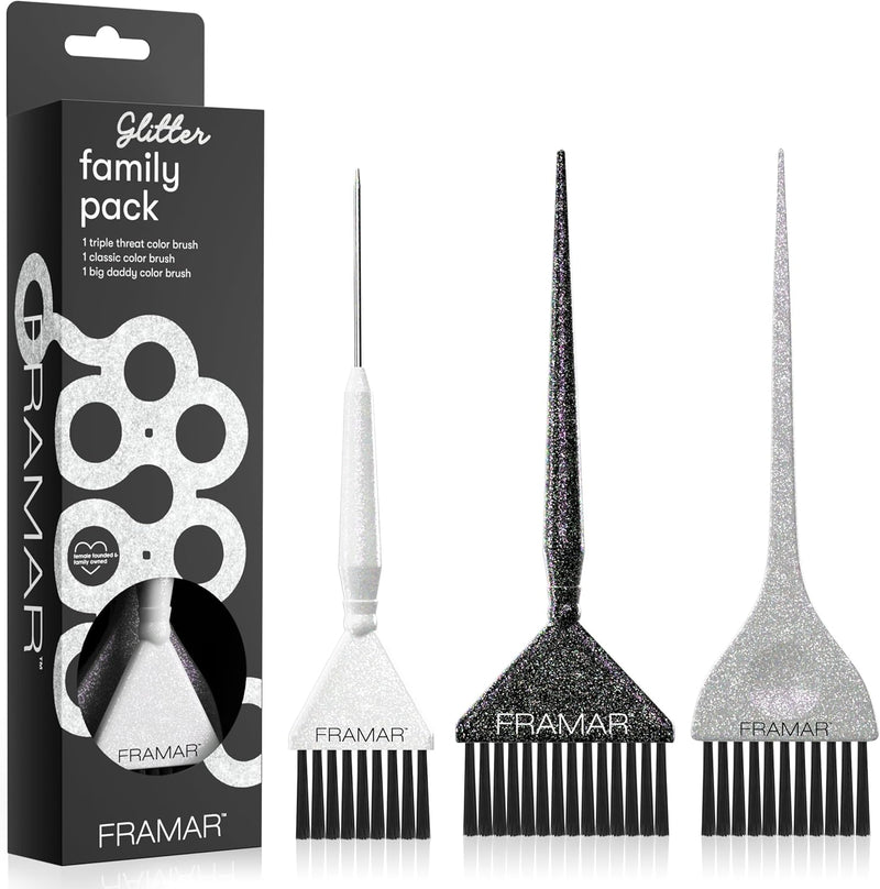 Pinceau Coloration Cheveux Pinceau Couleur Cheveux, Kit - 3 Paquet