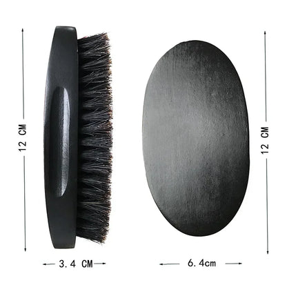 Brosse À Cheveux/Barbe En Fourrure De Sanglier